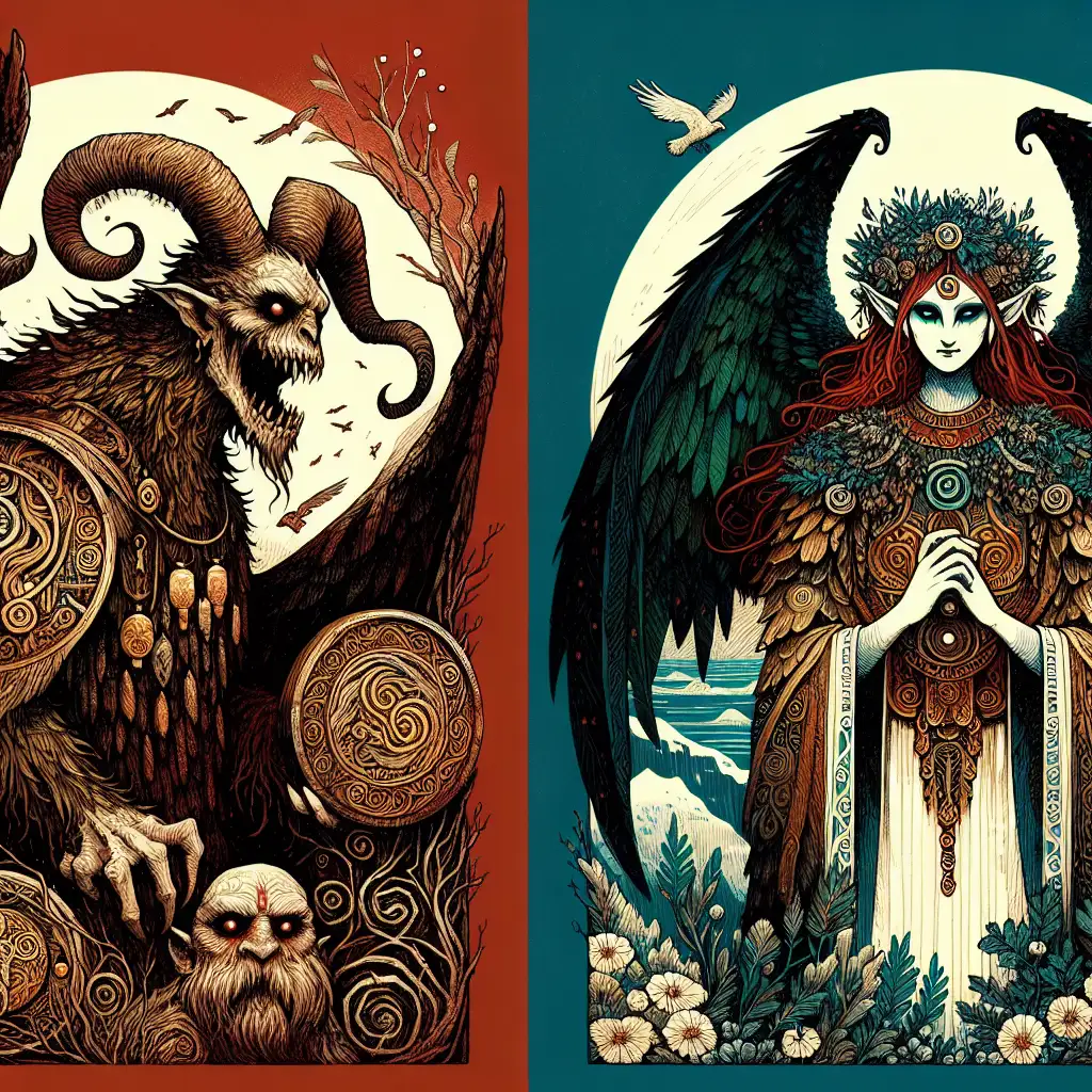 Fomoriens vs Tuatha : Quelles sont leurs différences ?