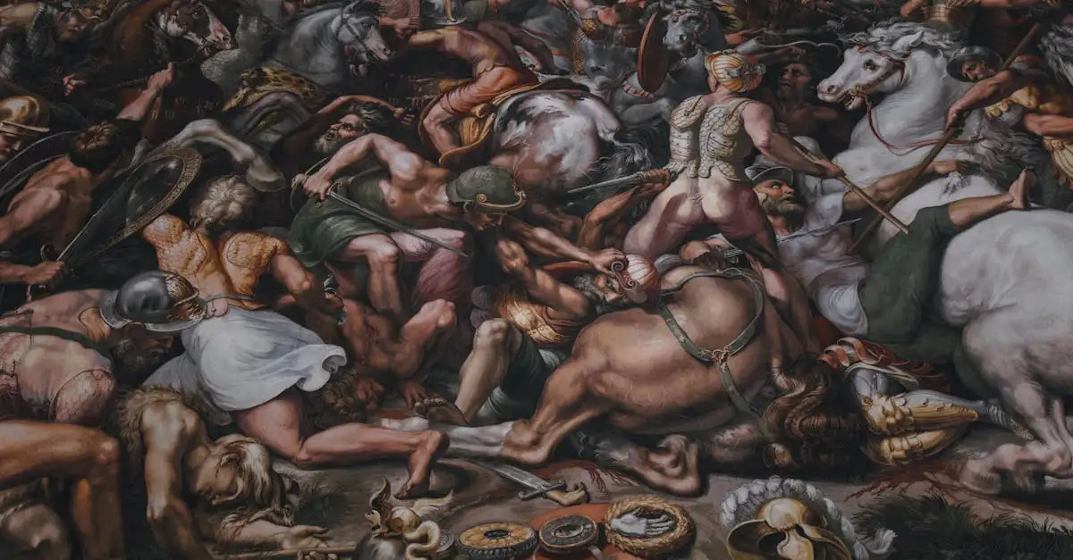 Quelle est la signification de la guerre Titans vs Olympiens ?