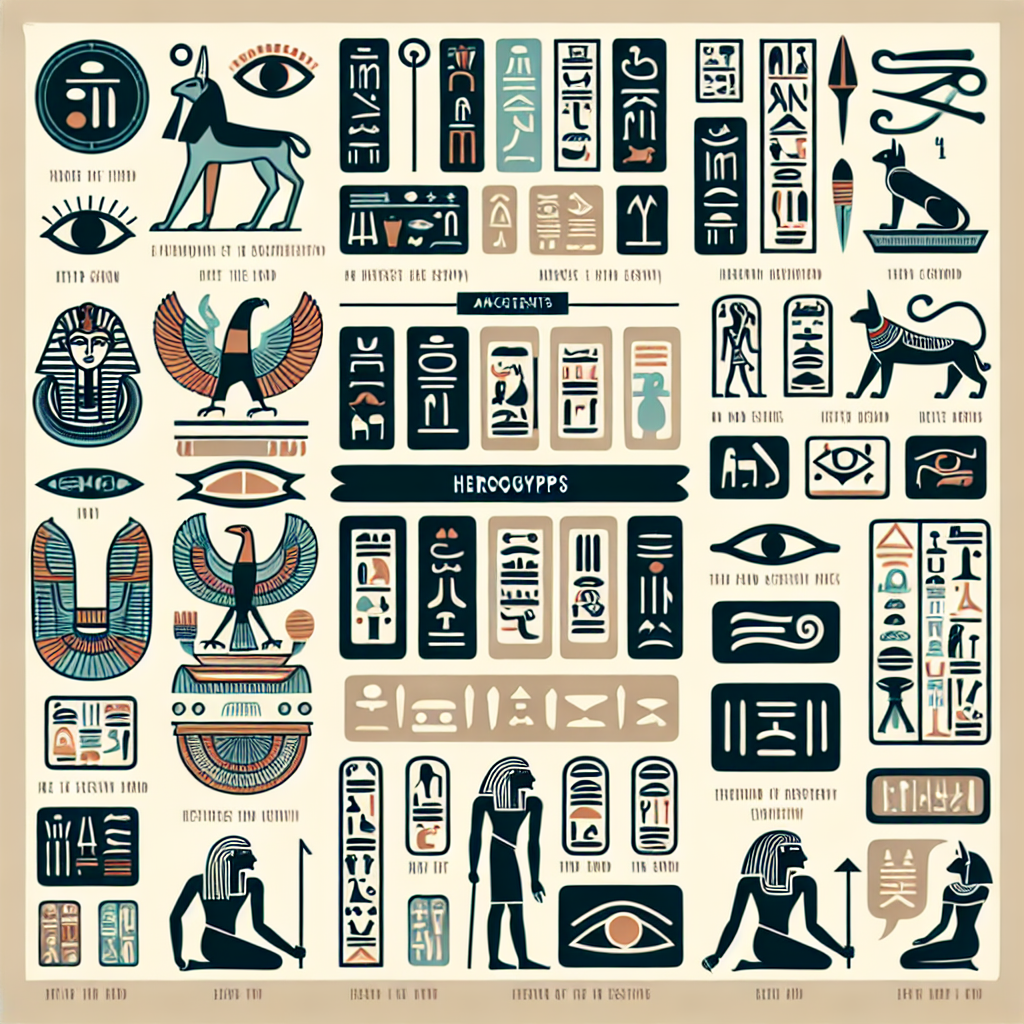 Qu'est-ce que les hiéroglyphes et leur signification ?