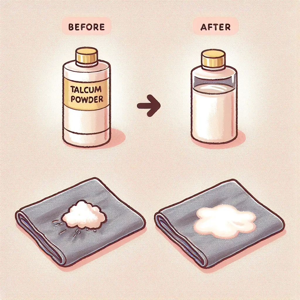 La poudre de talc peut-elle vraiment éliminer les taches d'huile ?