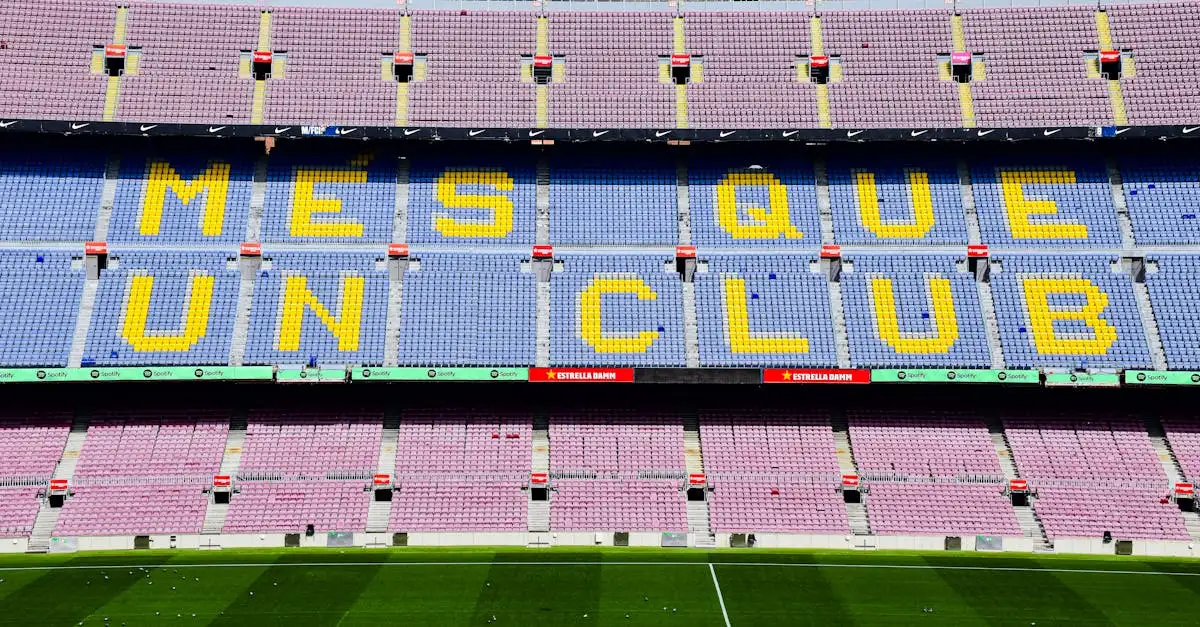 Où est situé le célèbre FC Barcelone, club de football ?