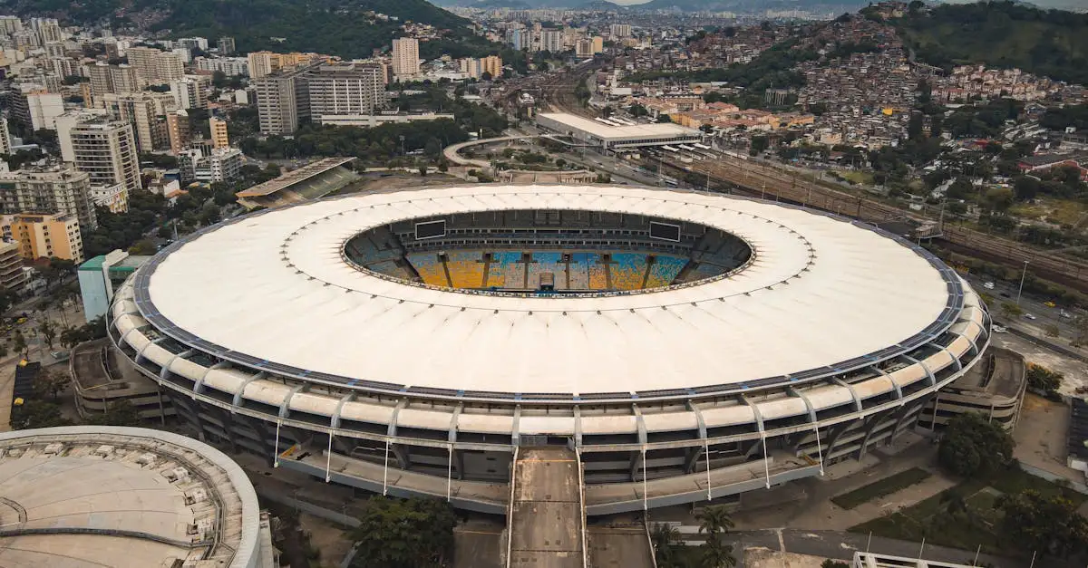 Où est situé le célèbre stade Maracanã à Rio de Janeiro ?