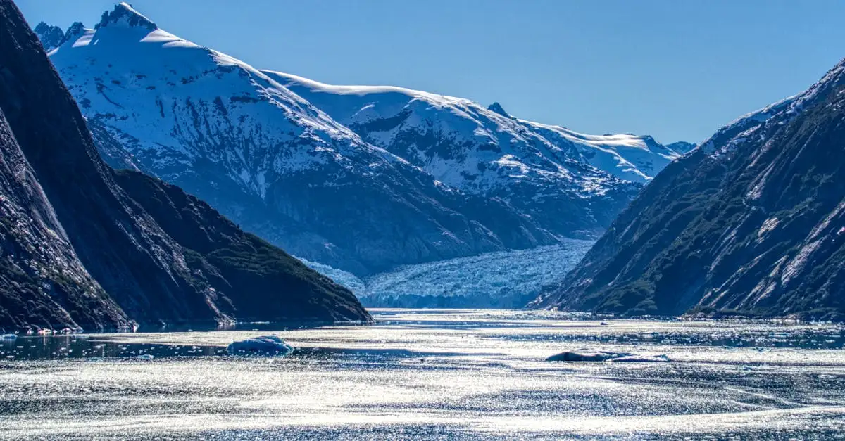 Quelle région de l'Alaska abrite des glaciers spectaculaires ?