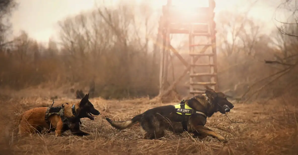 Comment les chiens soutiennent-ils les opérations policières ?