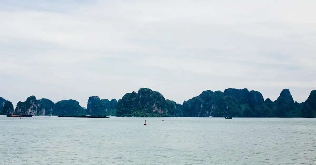 Où découvrir les montagnes karstiques de la baie d'Halong ?