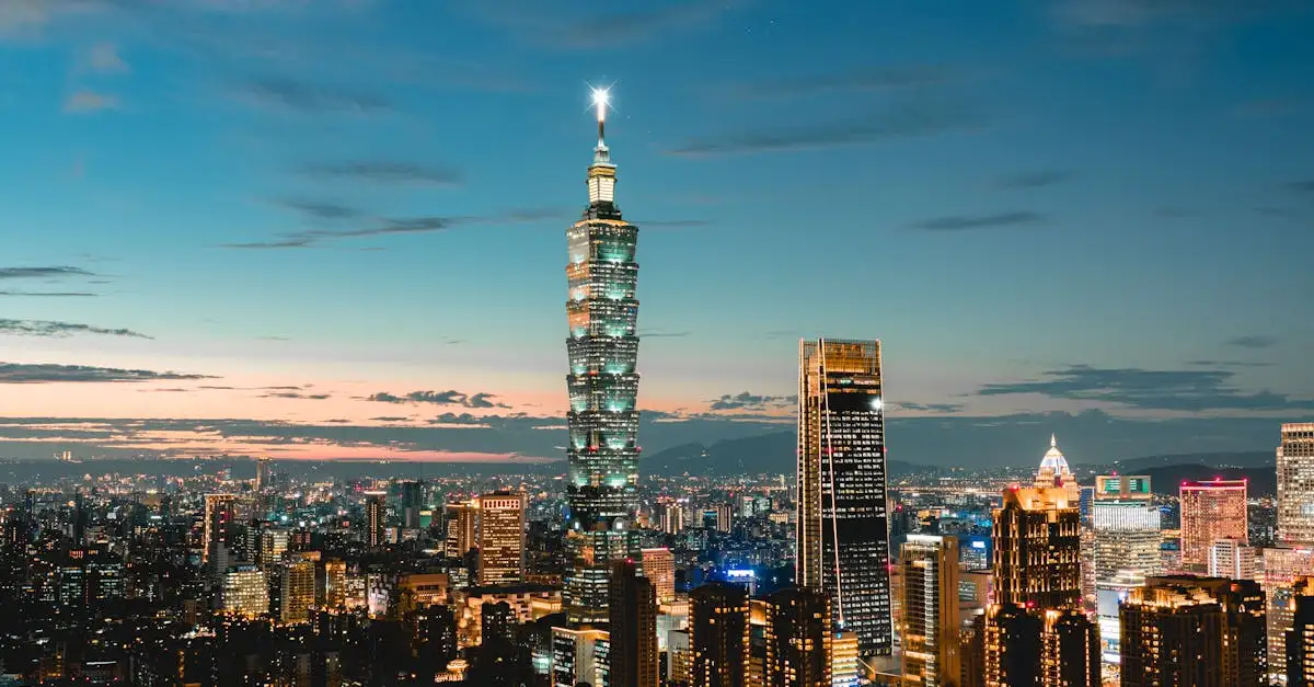 Où se situe le Taipei 101 : à Taipei ou ailleurs ?