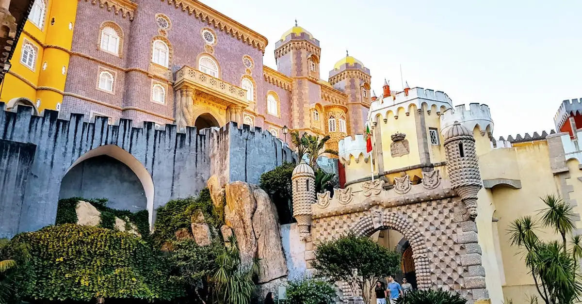 Où sont situés les châteaux de Sintra au Portugal ?