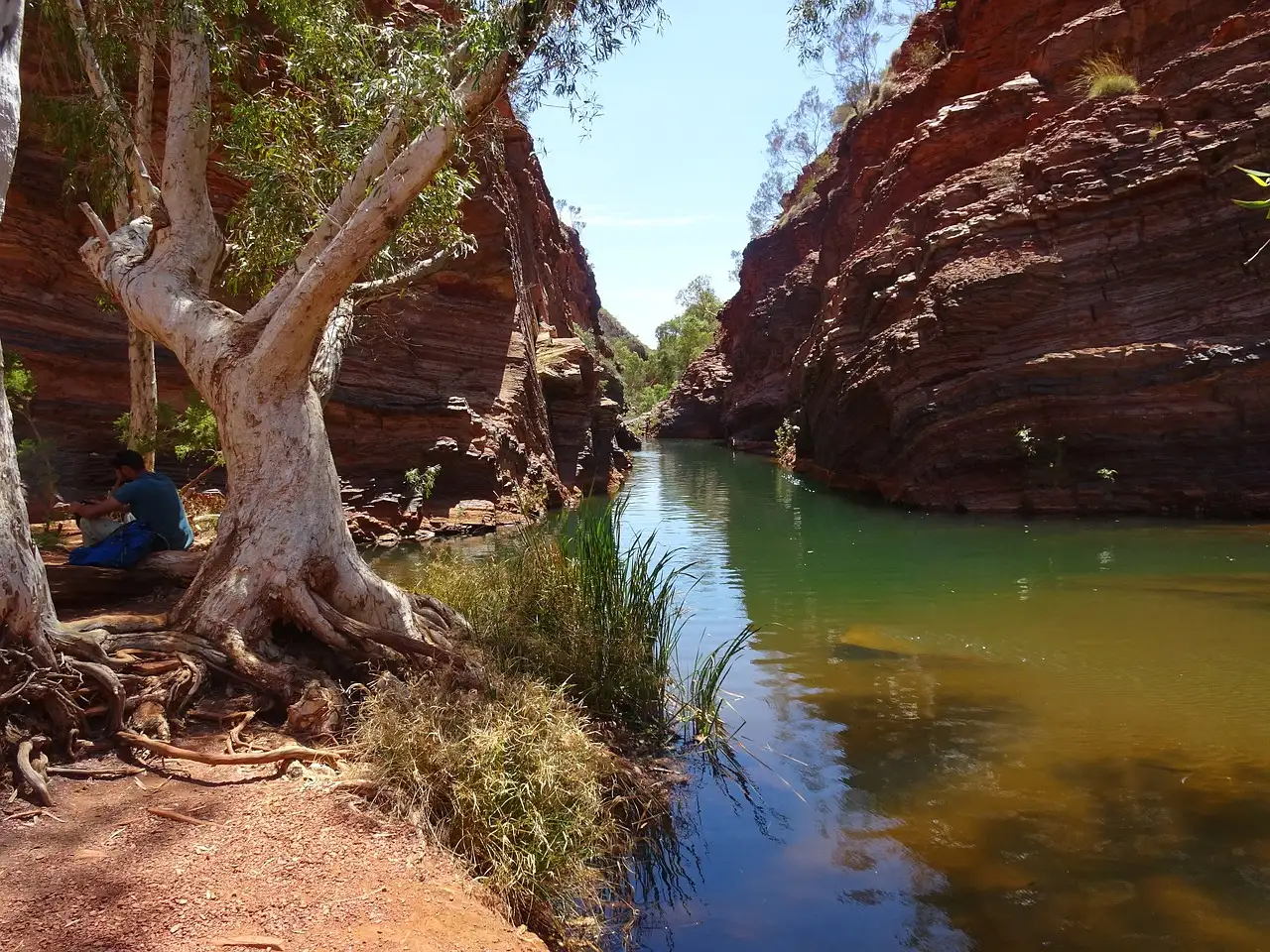 Où trouver des piscines naturelles à Karijini ?