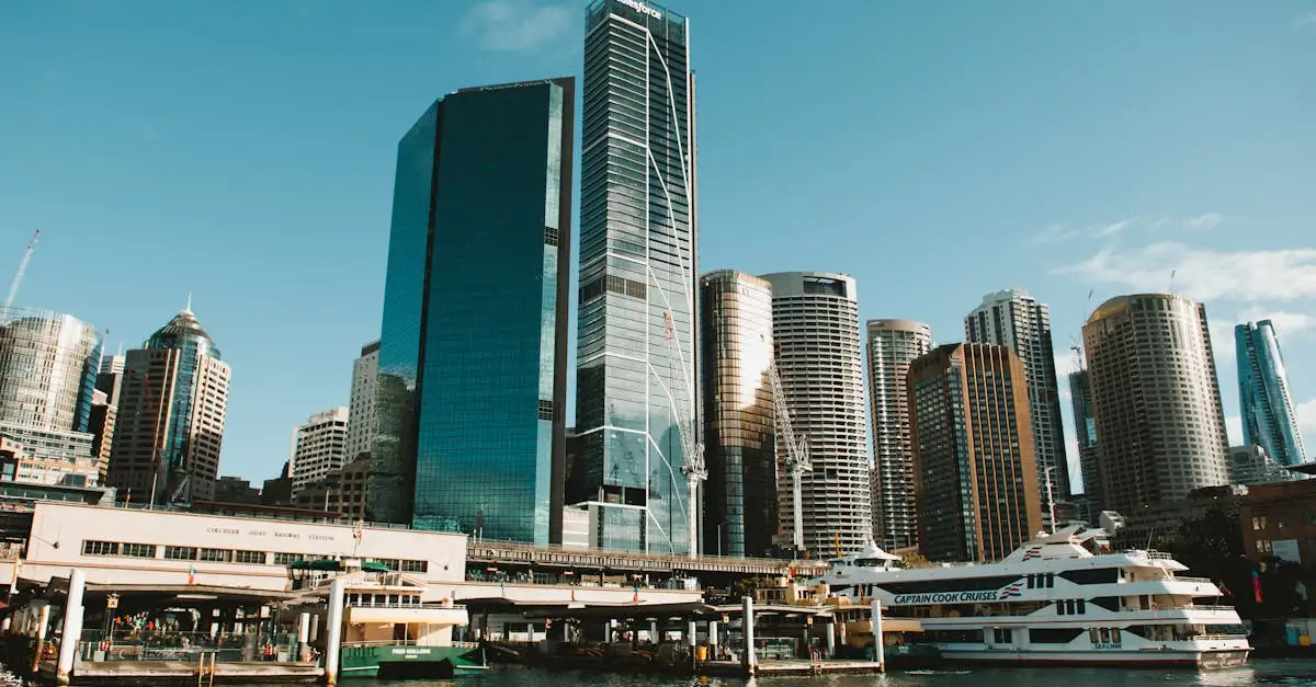 Quelle est la ville financière principale de l'Australie ?