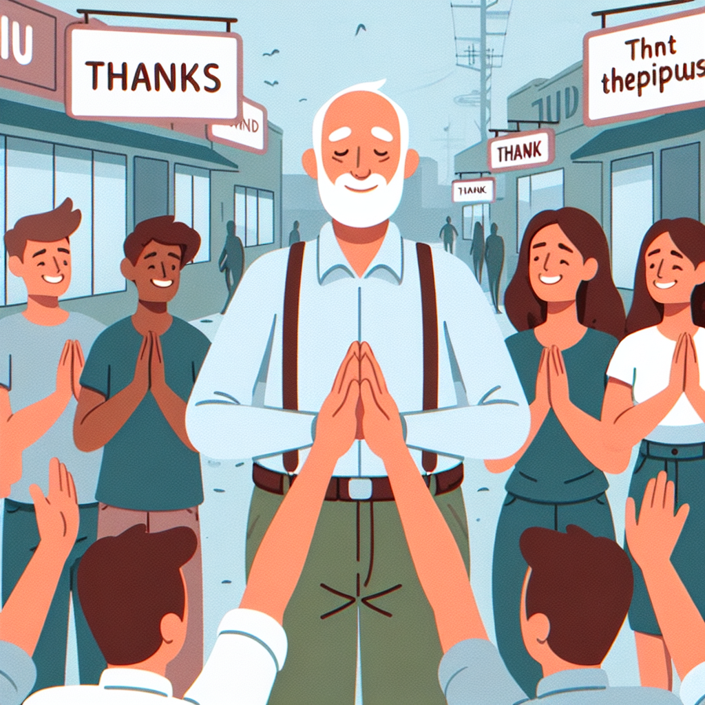 Pourquoi dire Merci beaucoup, monsieur est-il important ?