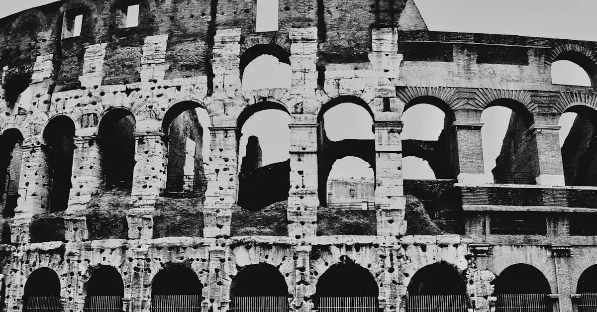 Quelle civilisation a construit le Colisée de Rome ?