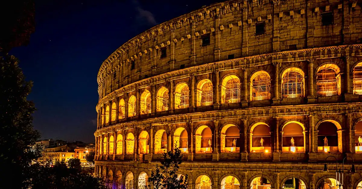 Quelle civilisation a construit le Colisée de Rome ?