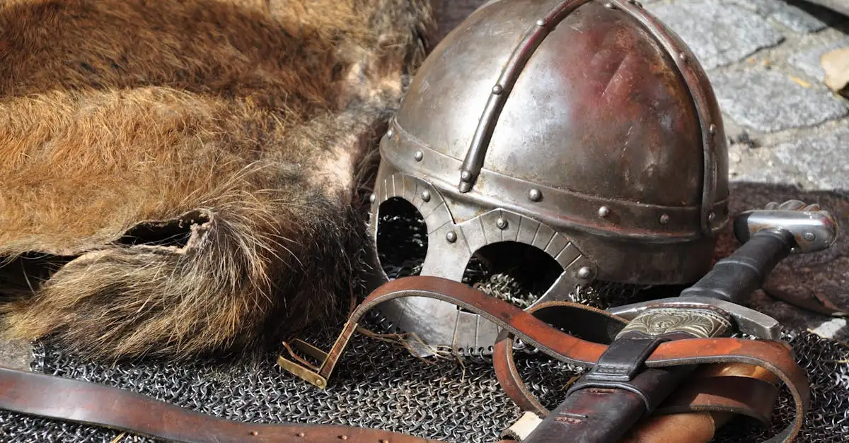 Quelle était l'arme principale des guerriers vikings ?