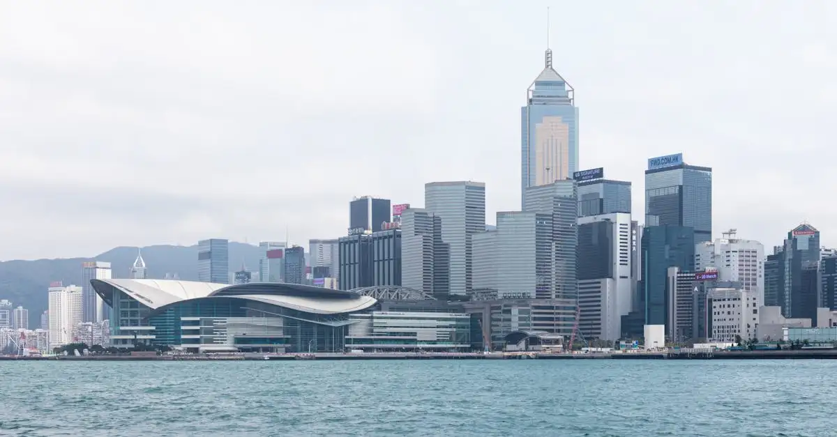 Où se trouve le Two International Finance Centre à Hong Kong ?
