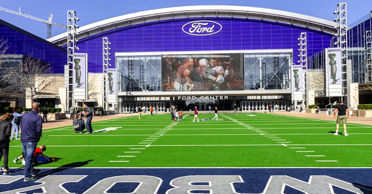 Quel est le nom du stade des Dallas Cowboys ?