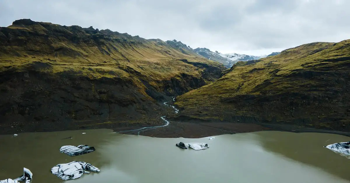 Quelle est l'île islandaise abritant Vatnajökull ?