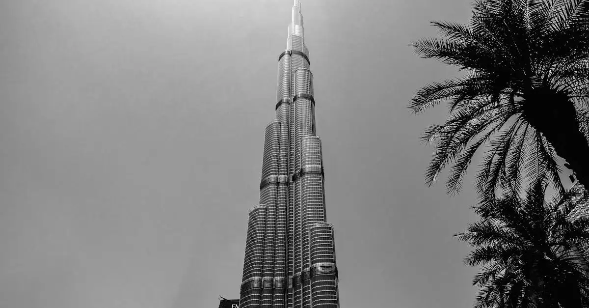 Où se situe la Burj Mohammed bin Rashid à Dubaï ?
