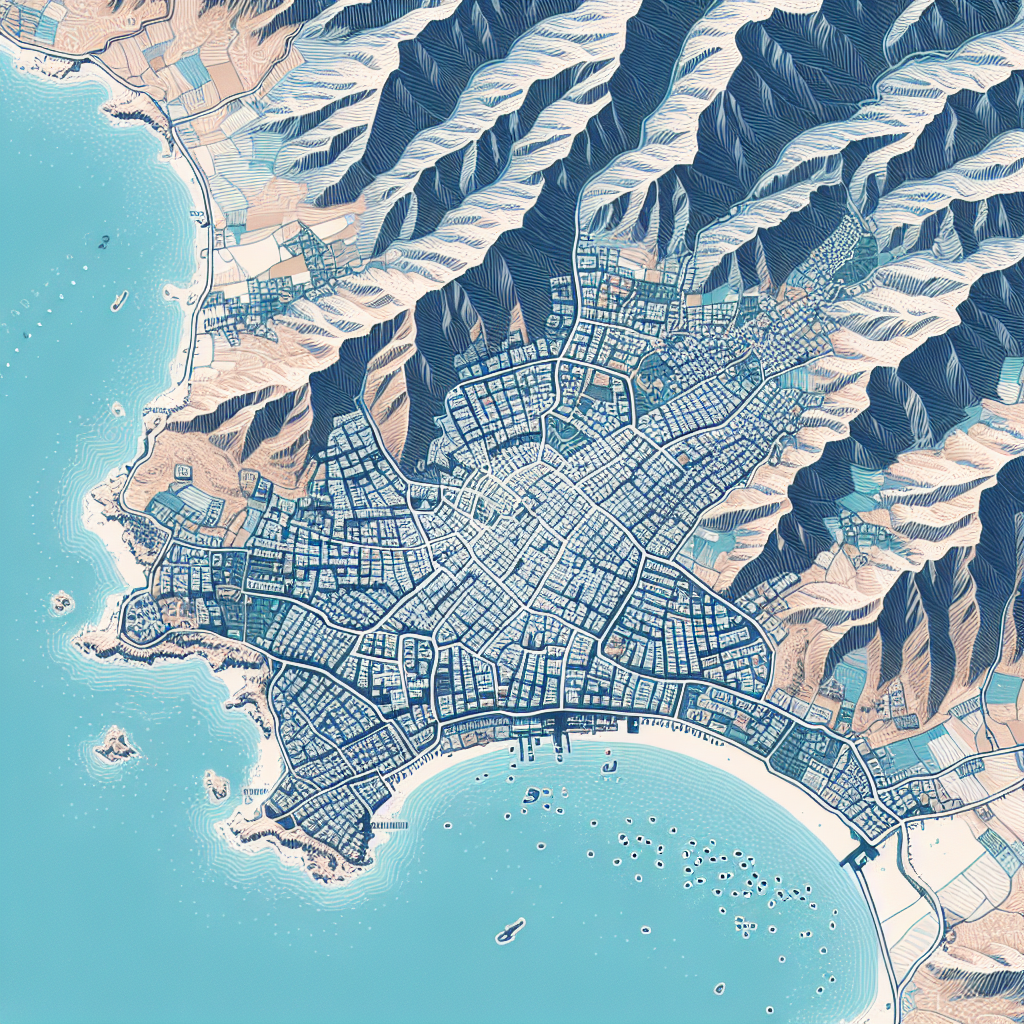 Où se situe Chefchaouen sur une carte du Maroc ?