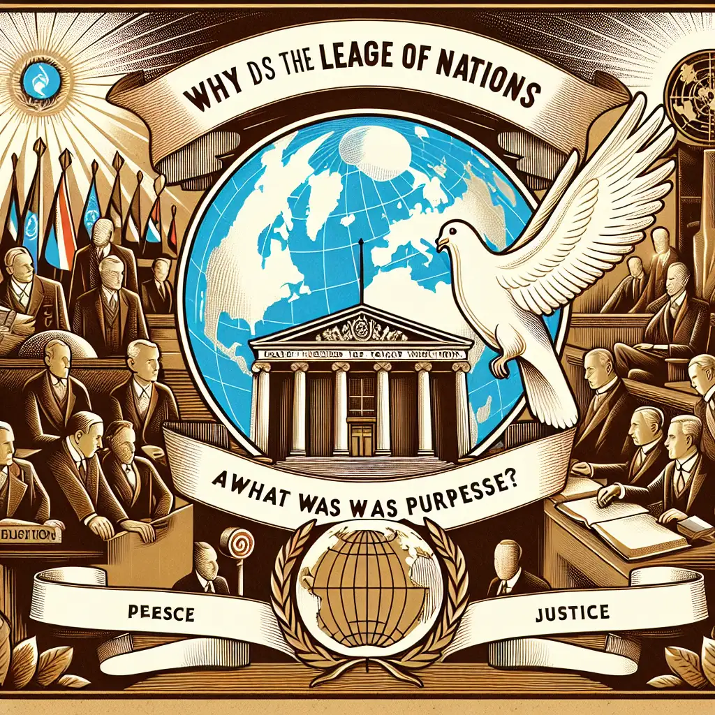 Pourquoi la Société des Nations a-t-elle été fondée ?