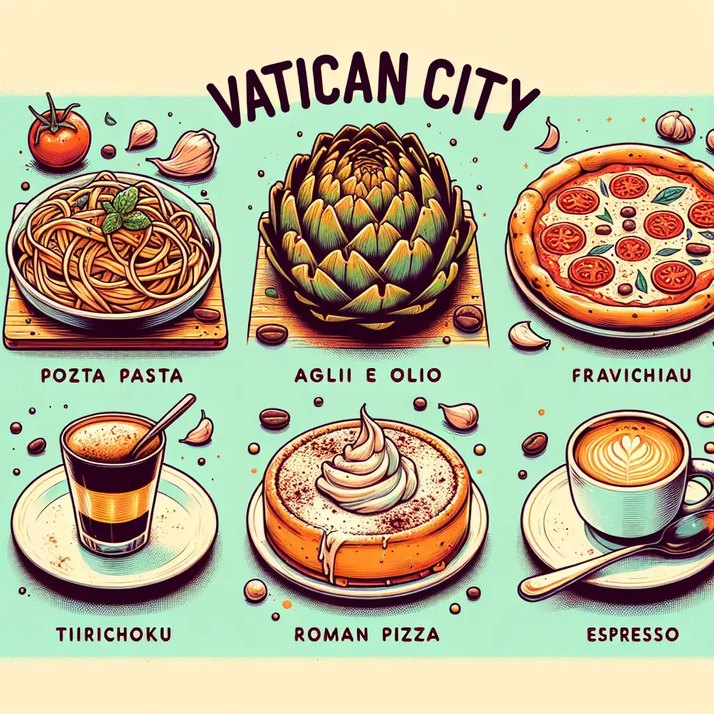 Quels sont les 5 plats incontournables de la Cité du Vatican ?