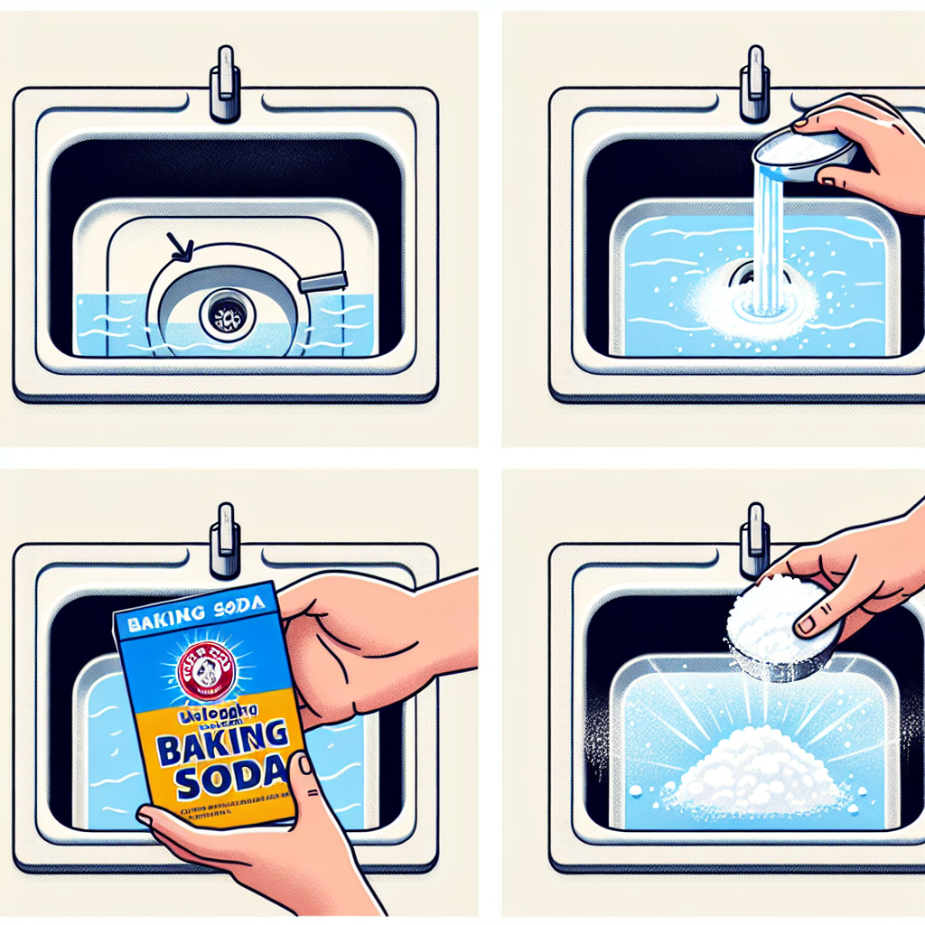 Comment déboucher un évier avec du bicarbonate de soude ?